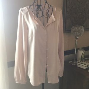 Ann Taylor Blush button up